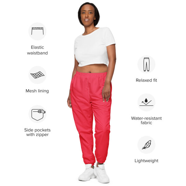 Gender Inclusive Joggers - Rad Red - Image 2