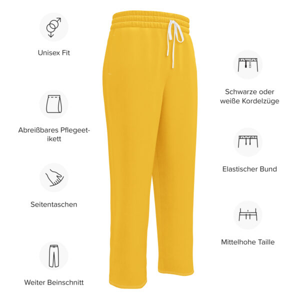 Wide-Leg Joggers - Yellow - Image 2