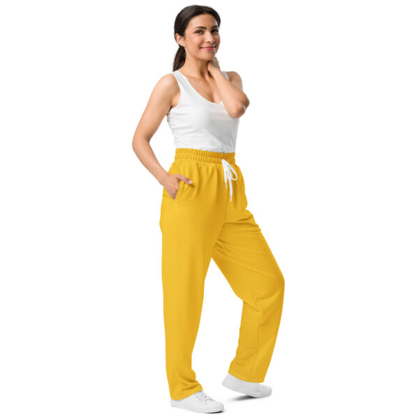 Wide-Leg Joggers - Yellow - Image 3