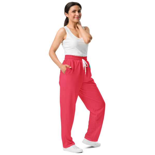 Summer of Love Wide-Leg Joggers - Rad Red - Image 4