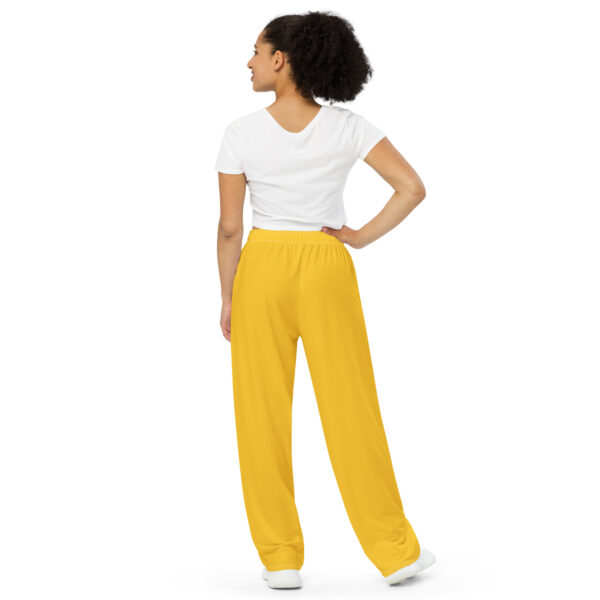 Wide-Leg Pants - Yellow - Image 2