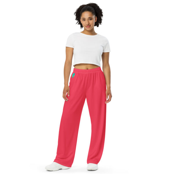 Summer of Love Wide-Leg Pants - Rad Red