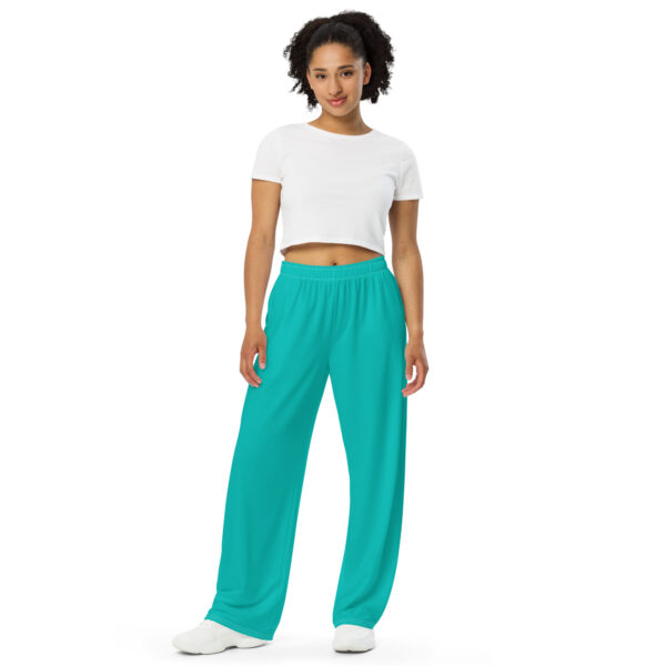 Wide-Leg Pants - Iris Blue - Image 4