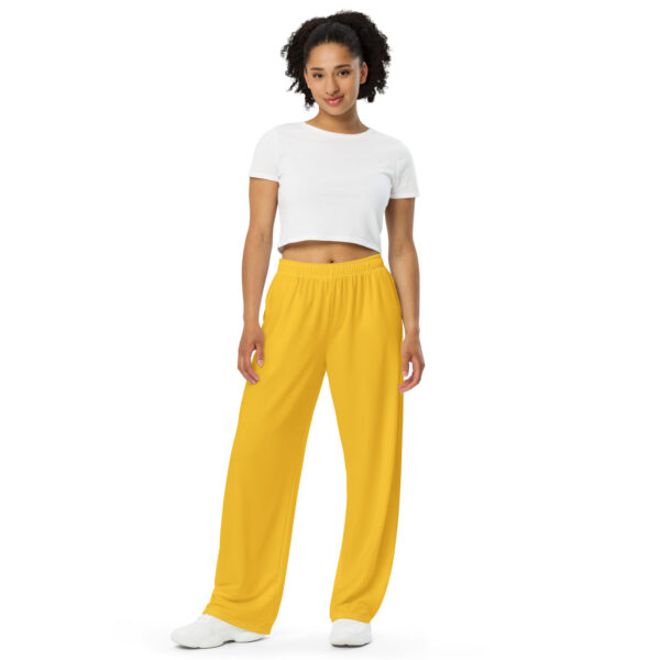 Wide-Leg Pants - Yellow - Image 4