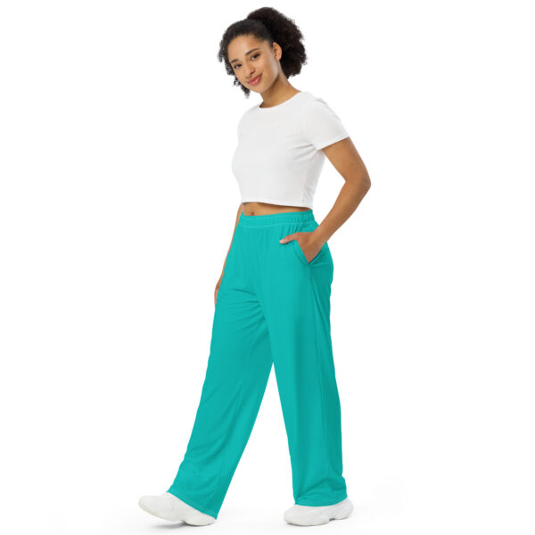 Wide-Leg Pants - Iris Blue - Image 2