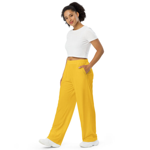 Wide-Leg Pants - Yellow - Image 3