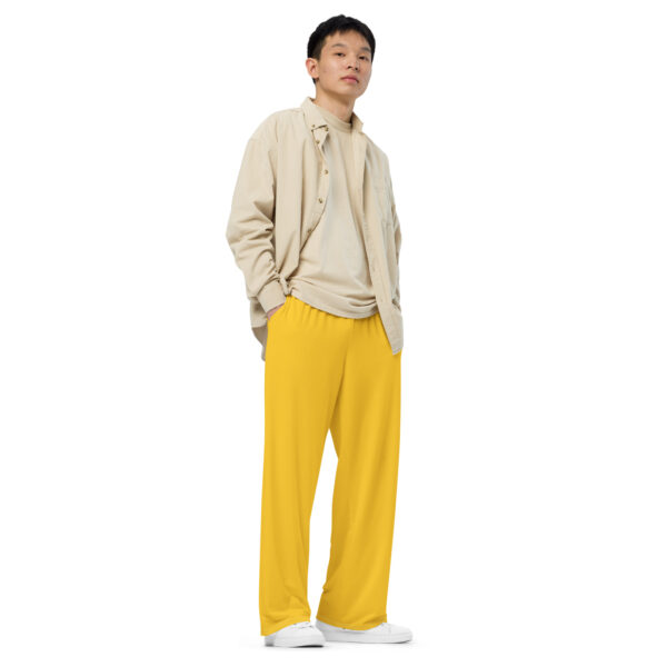 Wide-Leg Pants - Yellow