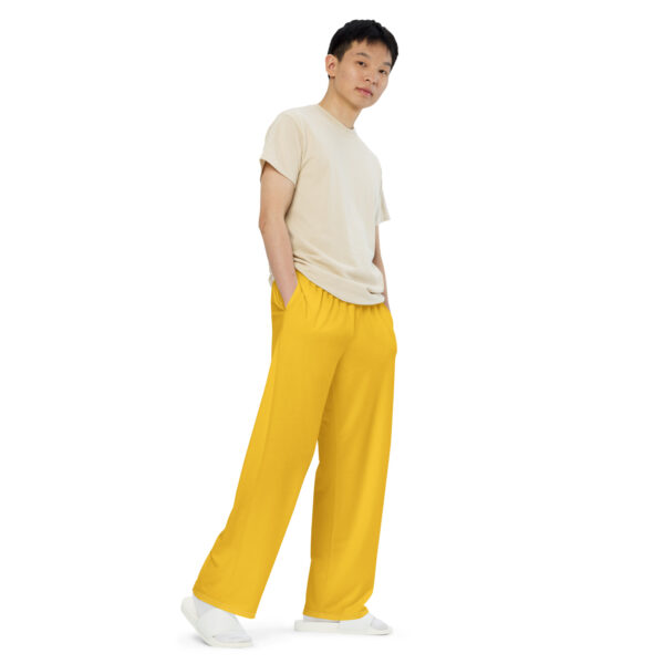 Wide-Leg Pants - Yellow - Image 3