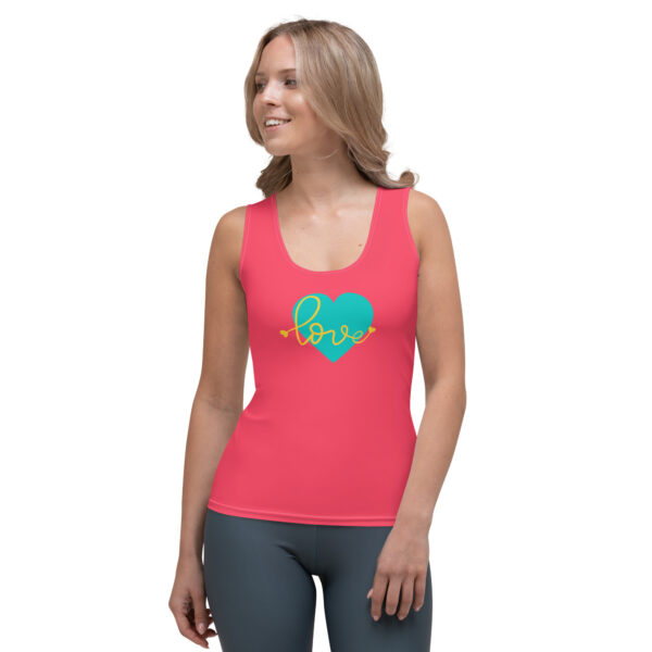 Summer of Love Tank Top - Rad Red - Image 5