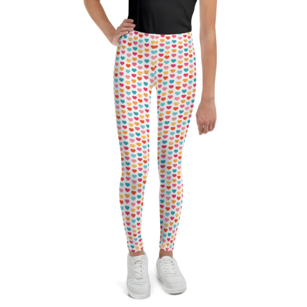 Summer of Love Youth Leggings - Hearts