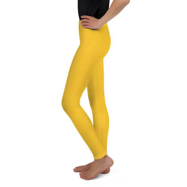 Summer of Love Youth Leggings - Yellow - Image 3