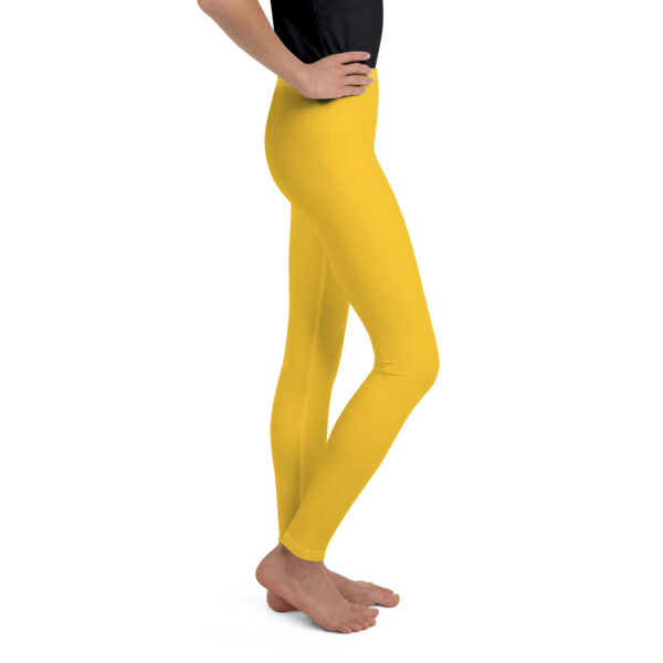 Summer of Love Youth Leggings - Yellow - Image 4