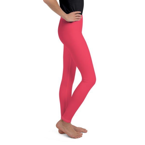 Summer of Love Youth Leggings - Rad Red - Image 4