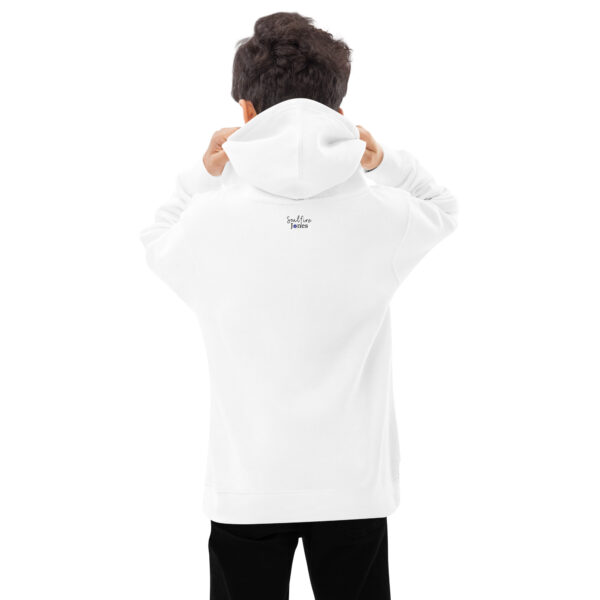 Summer of Love Kids Fleece Hoodie - White - Image 5