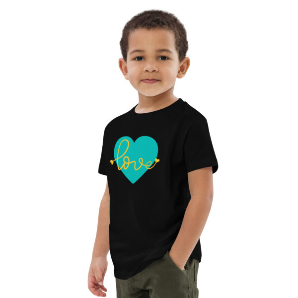 Summer of Love Organic Cotton Kids T-Shirt - Image 2