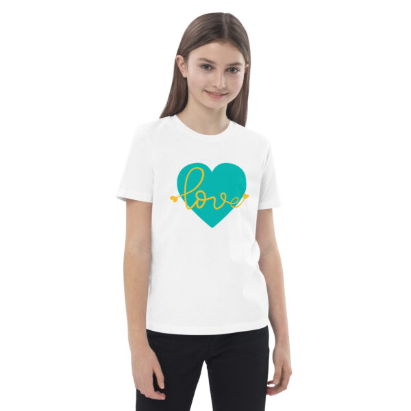 Summer of Love Organic Cotton Kids T-Shirt - Image 10