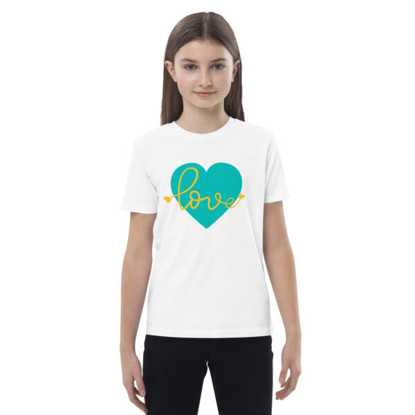 Summer of Love Organic Cotton Kids T-Shirt - Image 9