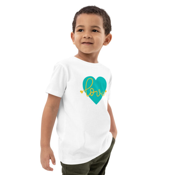 Summer of Love Organic Cotton Kids T-Shirt - Image 5