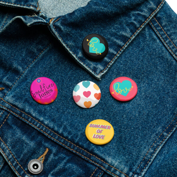 Summer of Love Pin Button Set (5) - Image 2