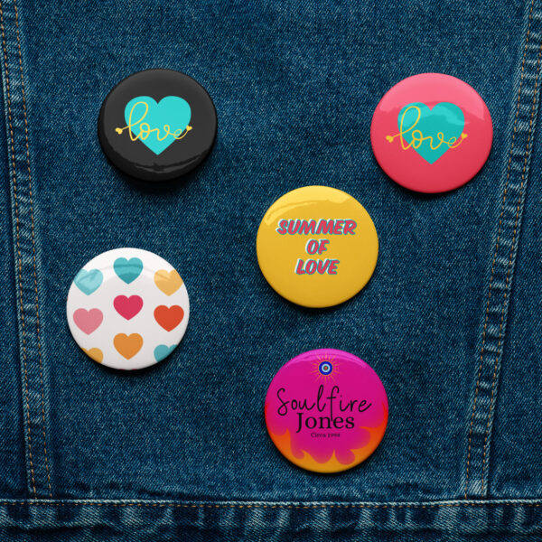 Summer of Love Pin Button Set (5)