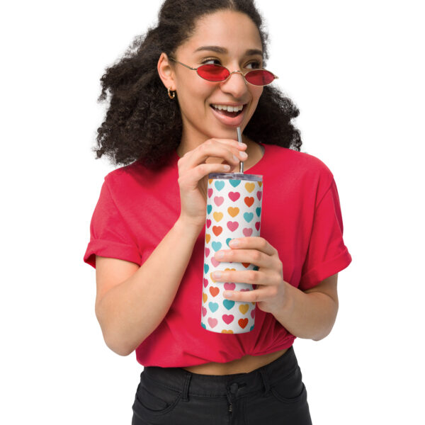 Summer of Love Stainless Steel Tumbler - Hearts