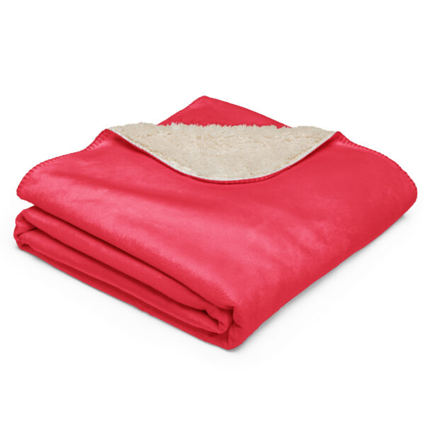 Summer of Love Sherpa Blanket - Rad Red - Image 3