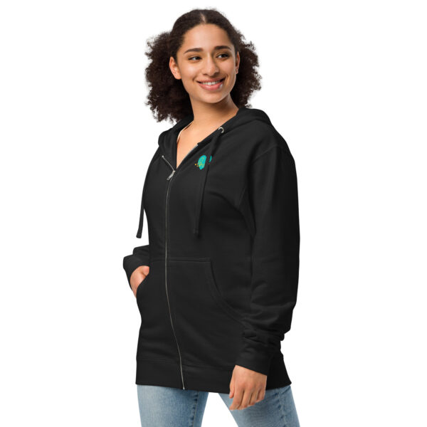 Summer of Love Zip Hoodie - Black - Image 4