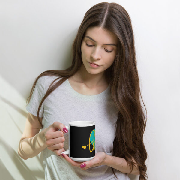 Summer of Love Coffee Mug - Black - Image 3