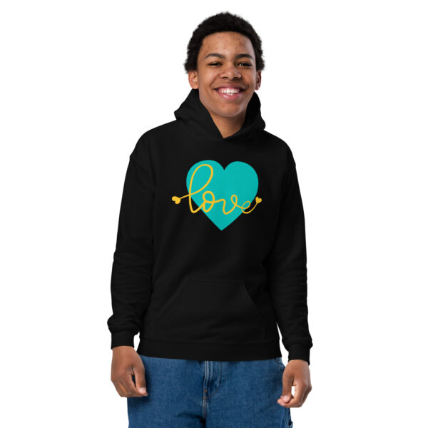 Summer of Love Youth Heavy Blend Hoodie - Image 7