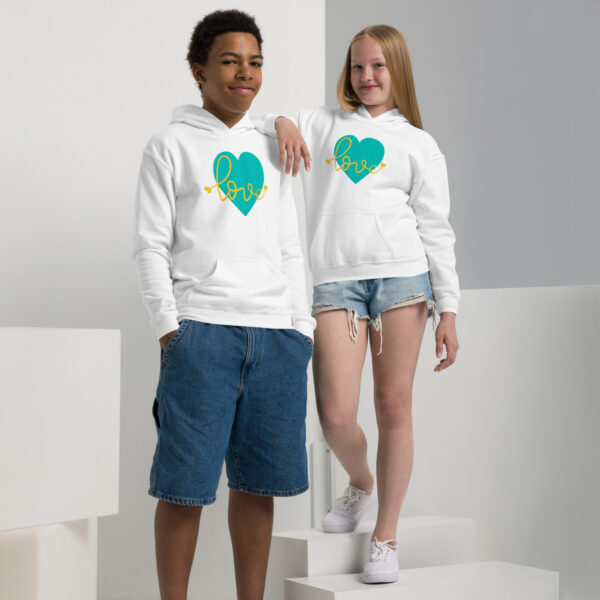 Summer of Love Youth Heavy Blend Hoodie - Image 11