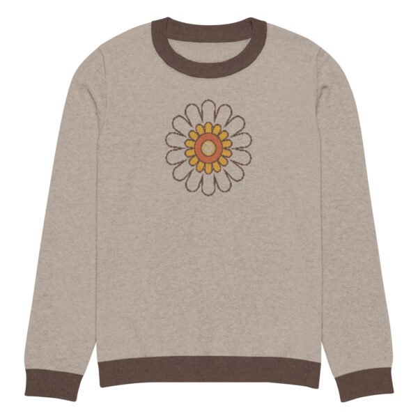 Retro Edition - Knitted Crew Neck Sweater - Image 3