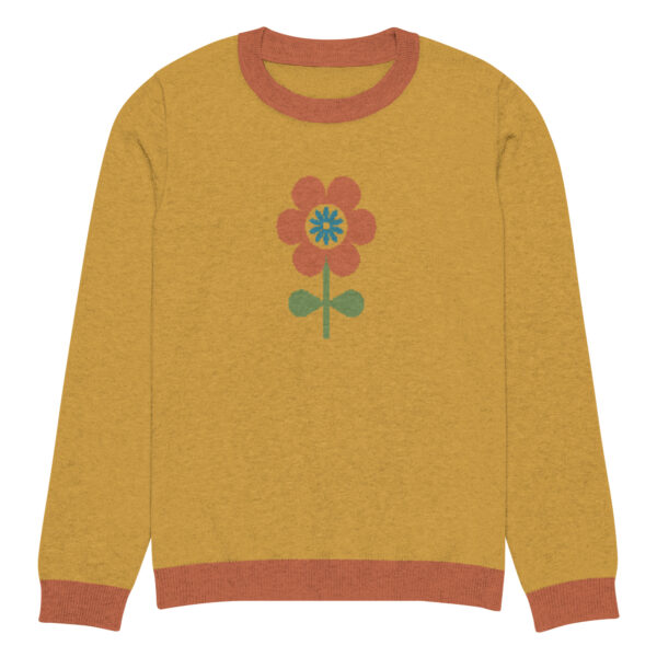 Retro Edition - Knitted Crew Neck Sweater - Image 3