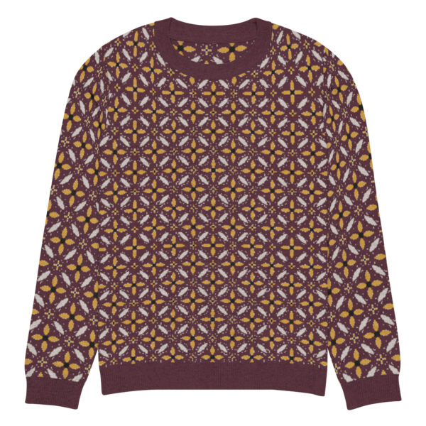 Knitted crew neck sweater