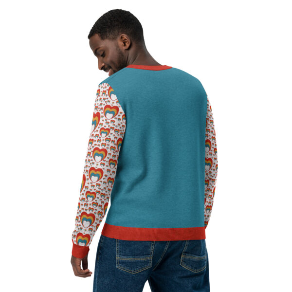 Retro Edition - Knitted Crew Neck Sweater - Image 3