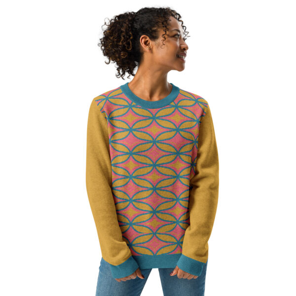 Retro Edition - Knitted Crew Neck Sweater - Image 2