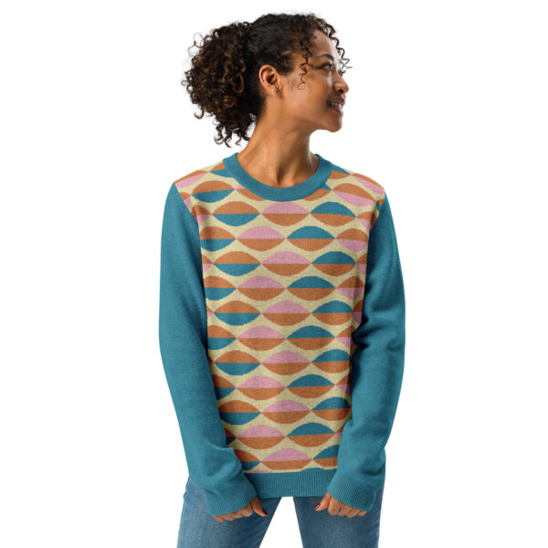 Retro Edition - Knitted Crew Neck Sweater - Image 2