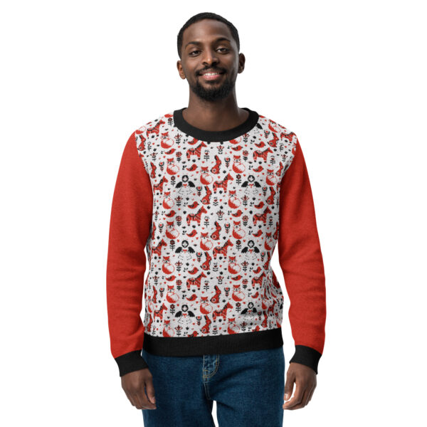 Retro Edition - Knitted Crew Neck Sweater - Image 2