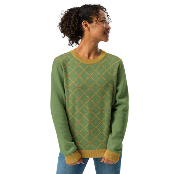 Retro Edition - Knitted Crew Neck Sweater - Image 2