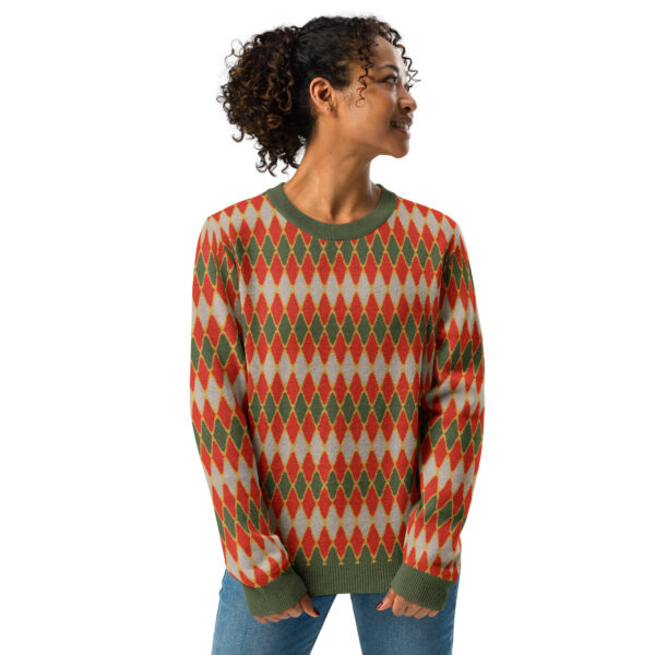 Retro Edition - Knitted Crew Neck Sweater - Image 5