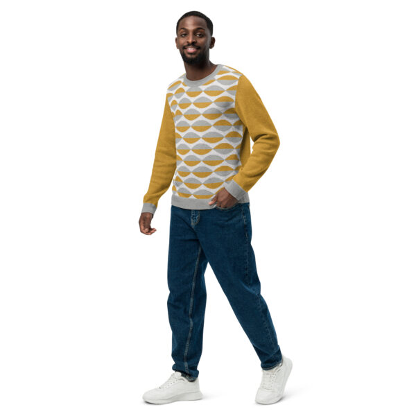 Retro Edition - Knitted Crew Neck Sweater - Image 4