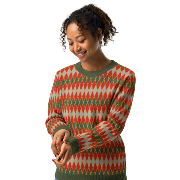 Retro Edition - Knitted Crew Neck Sweater - Image 2