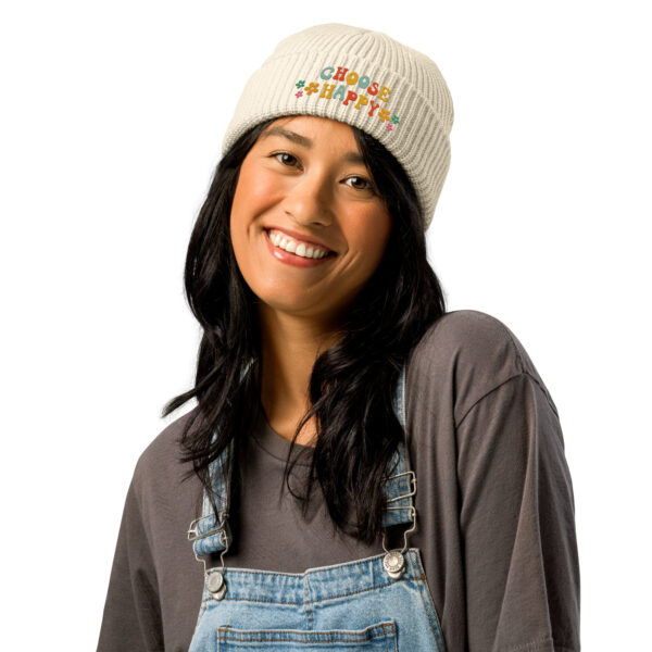 Retro Edition - "Choose Happy" Fisherman Beanie