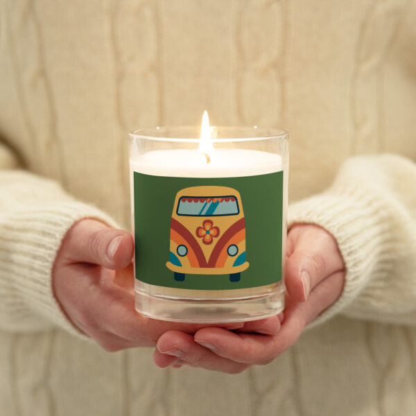 Hippie Chic - Glass Jar Soy Wax Candle (Unscented)