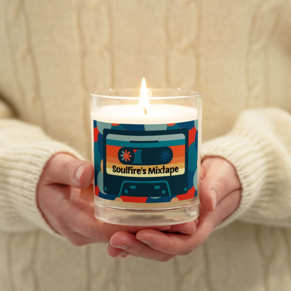 Retro Edition - Glass Jar Soy Wax Candle (Unscented)