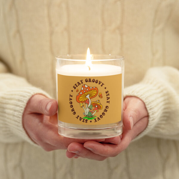 Hippie Chic - Glass Jar Soy Wax Candle (Unscented)