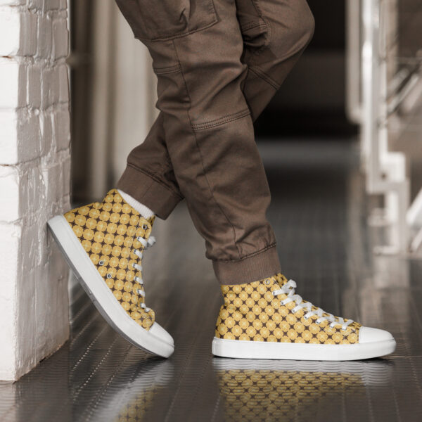 Retro Edition - Men's High-Top Canvas Kicks - Image 12