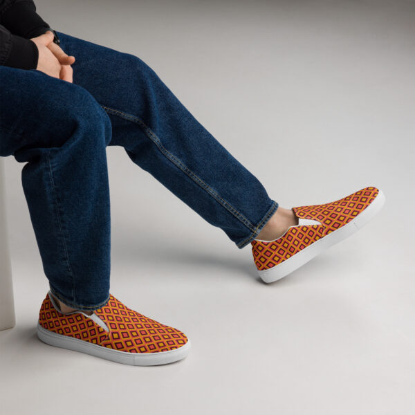 Retro Edition - Men’s Slip-On Canvas Shoes - Image 3