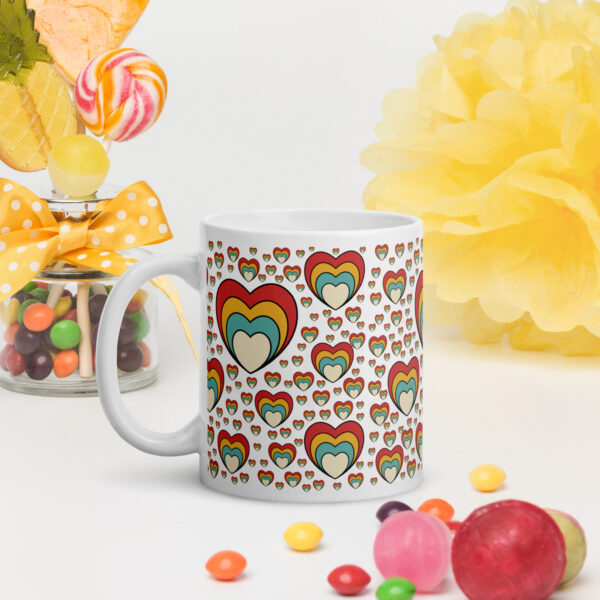 Retro Edition White Glossy Mug - Image 2