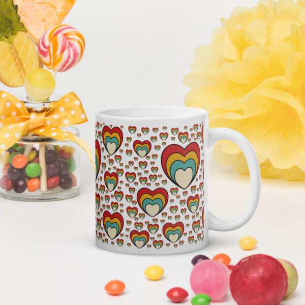 Retro Edition White Glossy Mug - Image 3