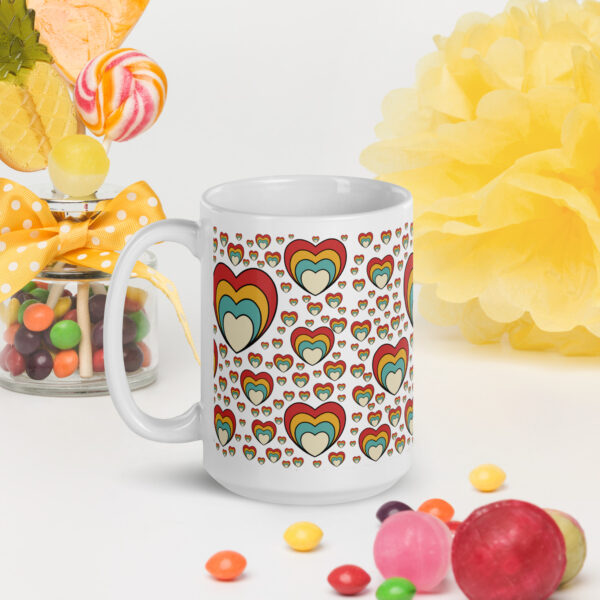 Retro Edition White Glossy Mug - Image 5